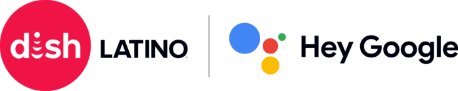 Dish latino y google logo